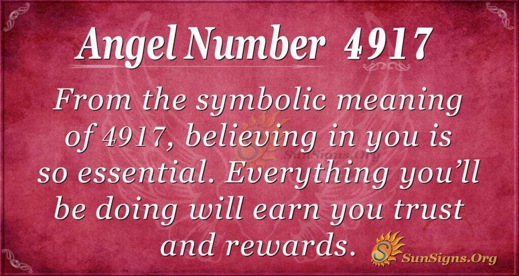 Angel Number 4917