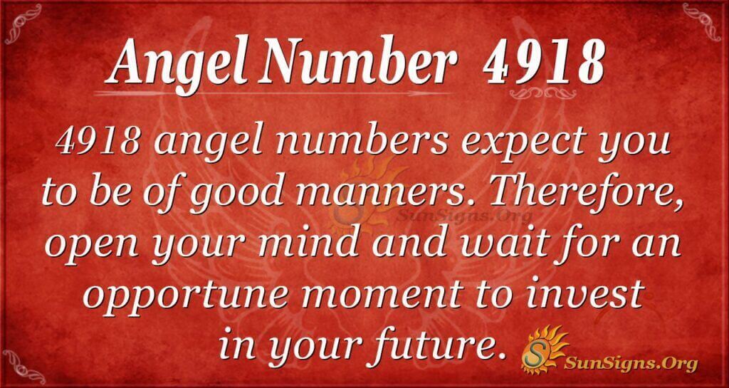 4918 angel number