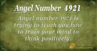 Angel Number 4921