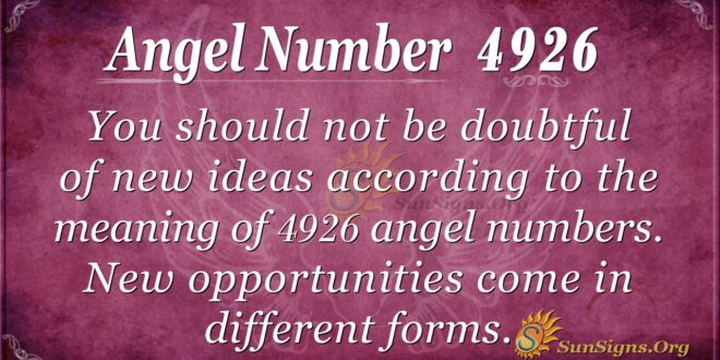 4926 angel number