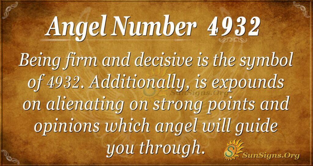Angel Number 4932