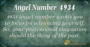 Angel Number 4934