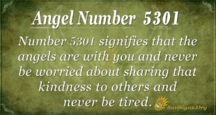 Angel Number 5301