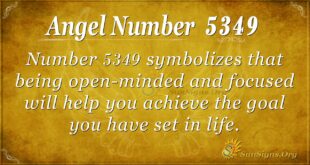 Angel Number 5349