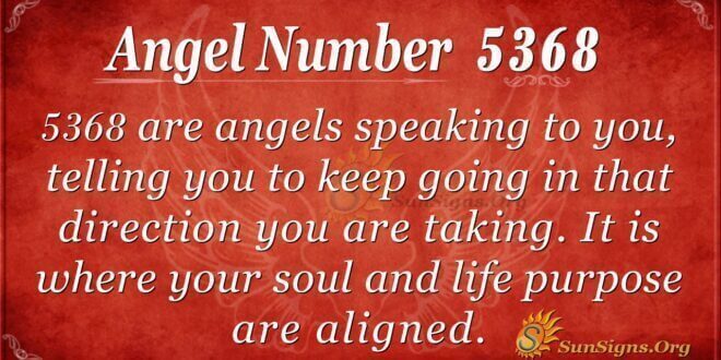 Angel Number 5368