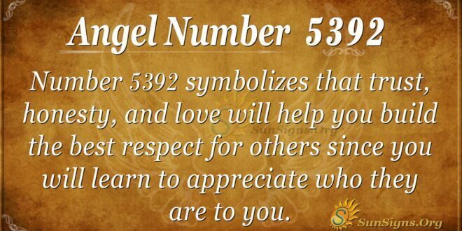 5392 angel number