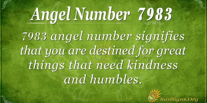Angel Number 7983