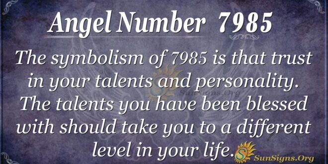 7985 angel number