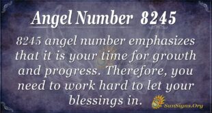 Angel Number 8245
