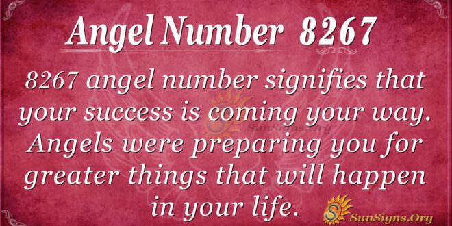 Angel Number 8267