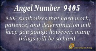 Angel Number 9405