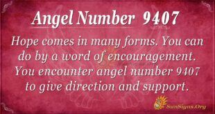 Angel Number 9407