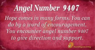 Angel Number 9407