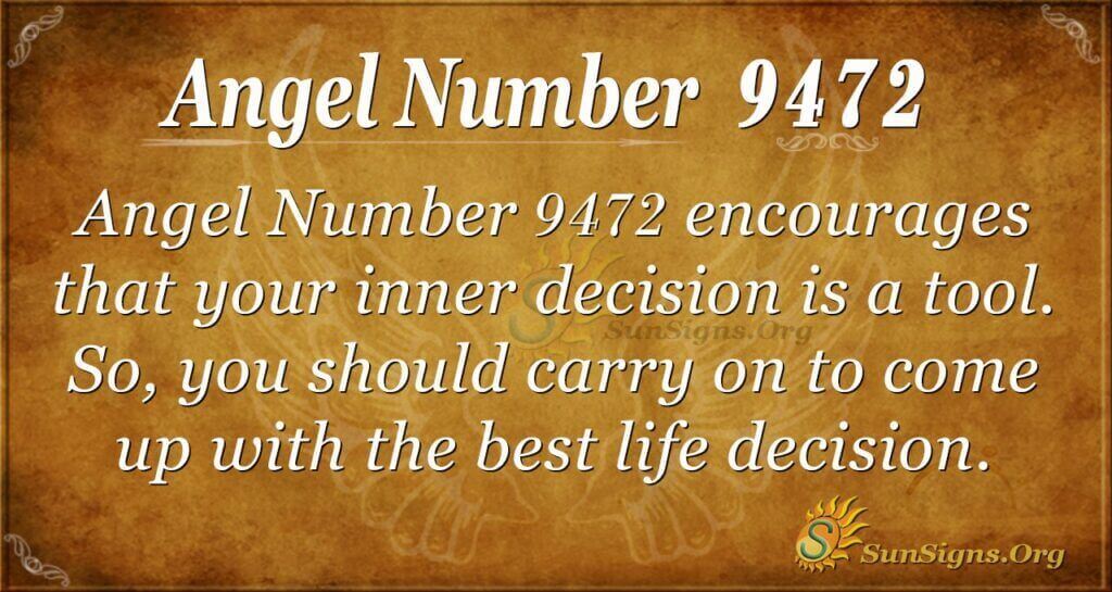 Angel Number 9472