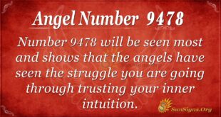 Angel Number 9878