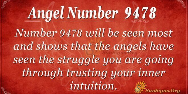 Angel Number 9878