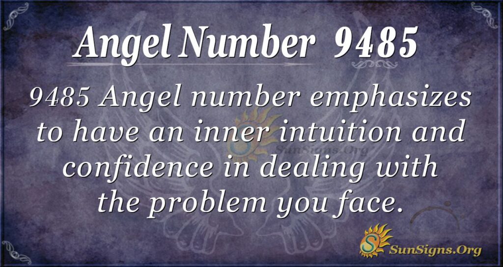 Angel Number 9485