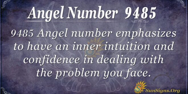 Angel Number 9485