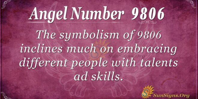 Angel Number 9806