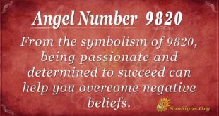Angel Number 9820