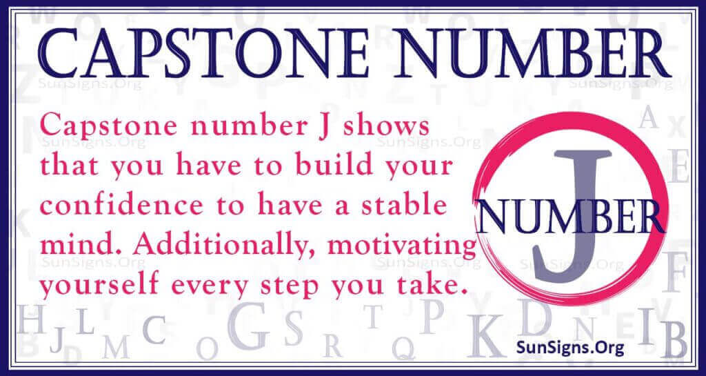 capstone number j
