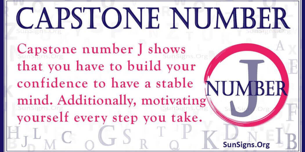 Numerology Capstone Number J Build Your Confidence