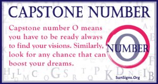 capstone number o