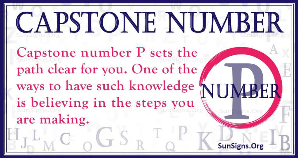 capstone number p