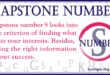 capstone number s