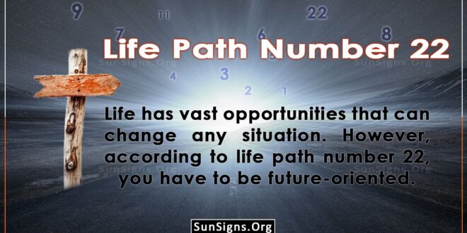 life path number 22