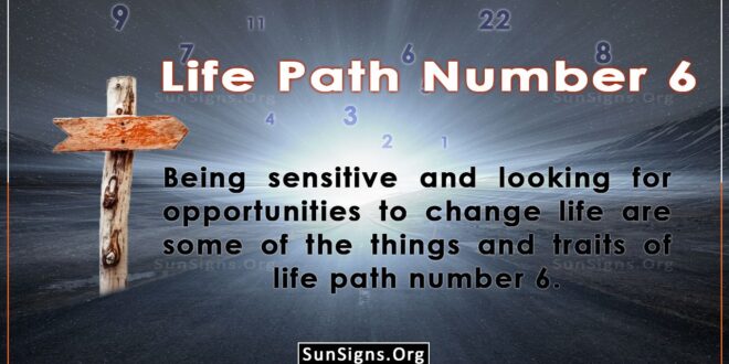 life path number 6