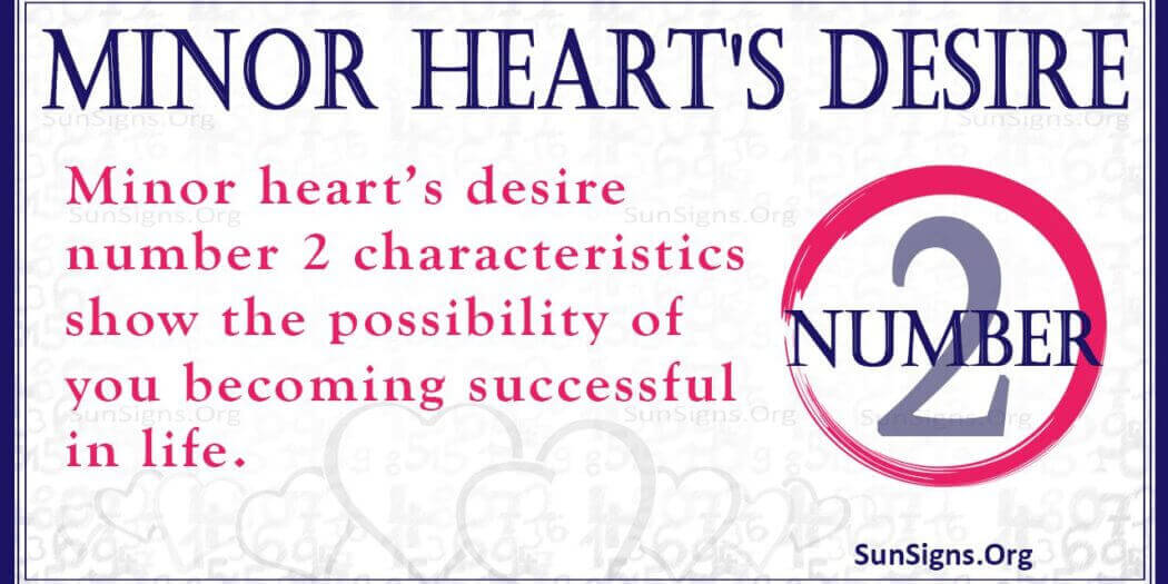 Numerology Minor Heart’s Desire Number 2 Revolution