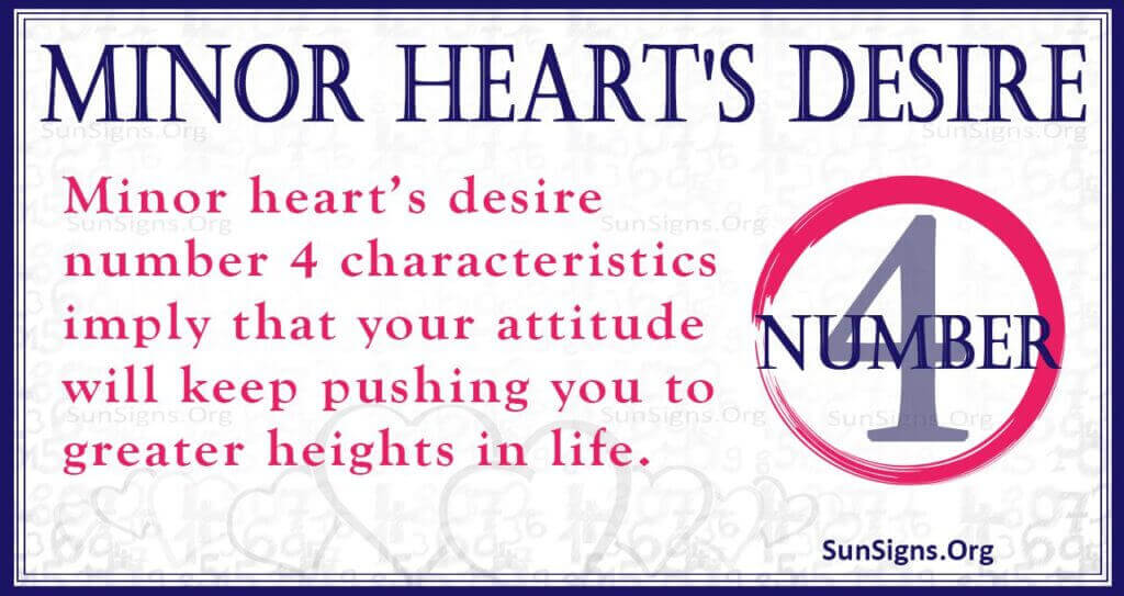 Minor Heart’s Desire Number 4