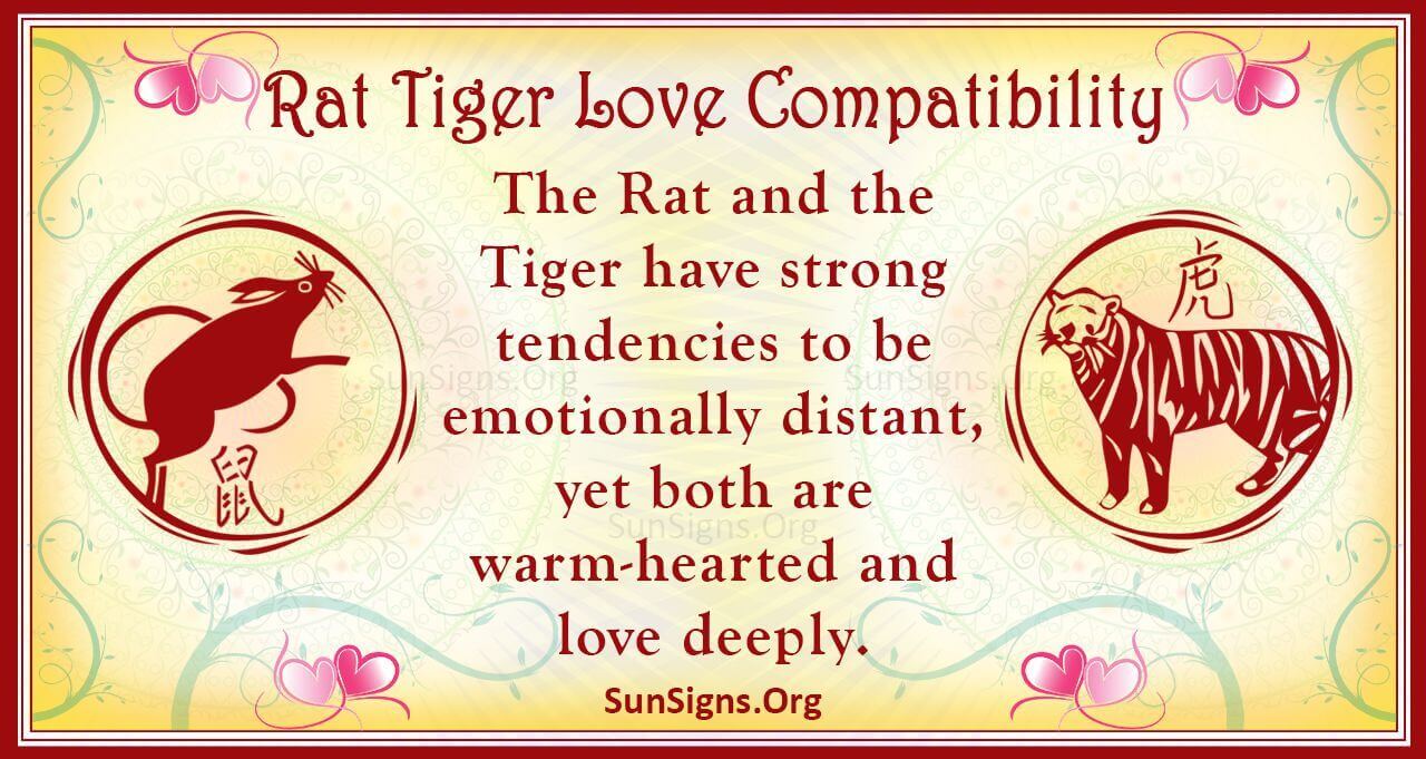 Rat And Tiger Compatibility Exciting Love