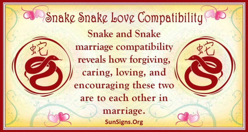 snake snake compatibility