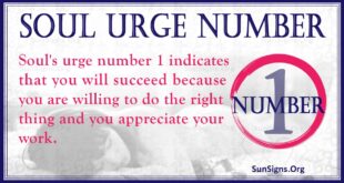 soul urge number 1