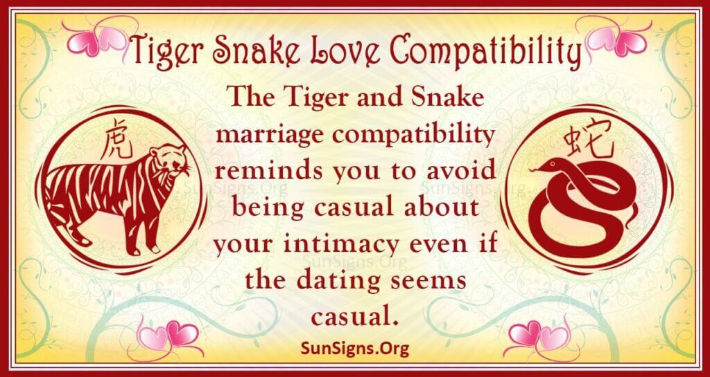 tiger snake compatibility