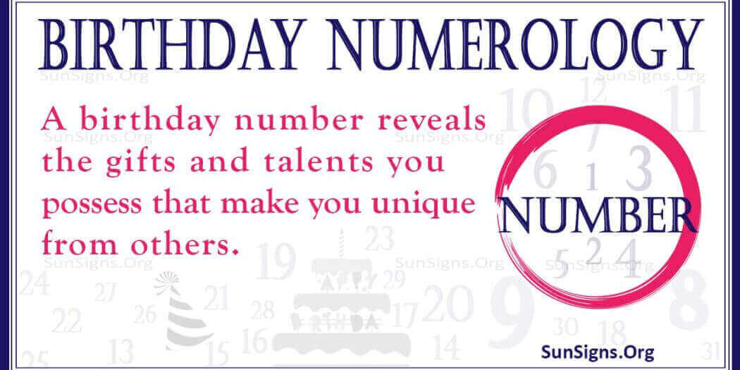 Birthday Numerology Your Birthday Number Matters A Lot