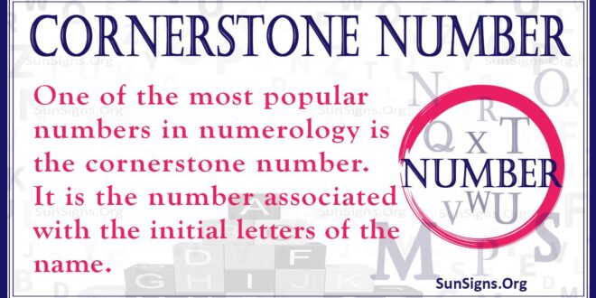 Cornerstone Number