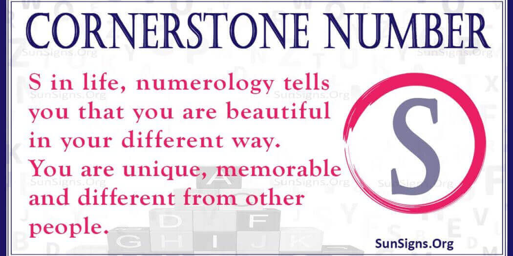 Numerology Cornerstone Number S Enjoying Your Life