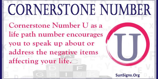 Cornerstone Number U