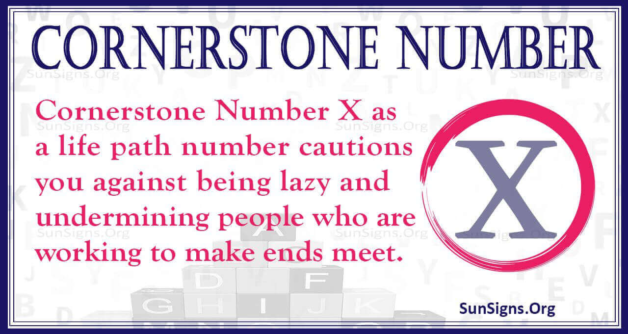 Numerology Cornerstone Number X Creating Happiness