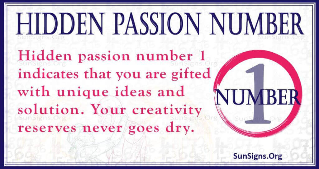 hidden passion number 1