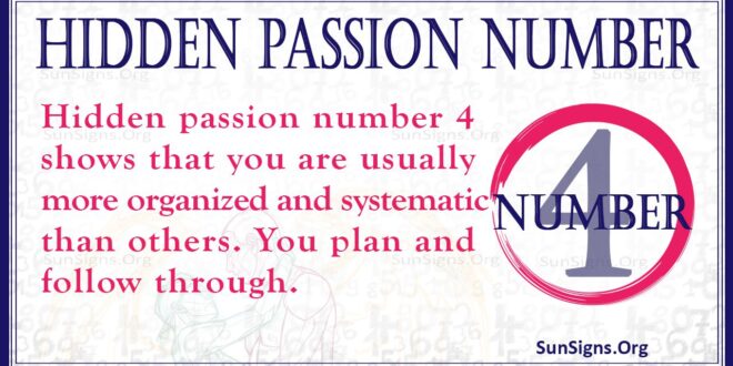 hidden passion number 4