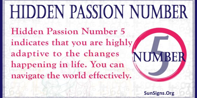 hidden passion number 5