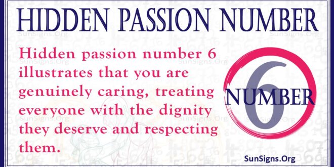 hidden passion number 6
