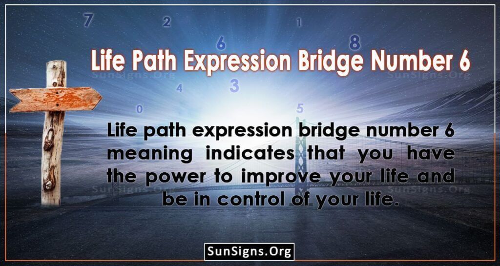 Life Path Expression Bridge Number 6