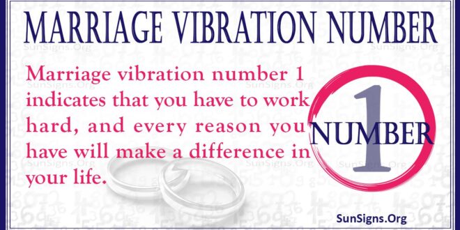 Marriage Vibration Number 1