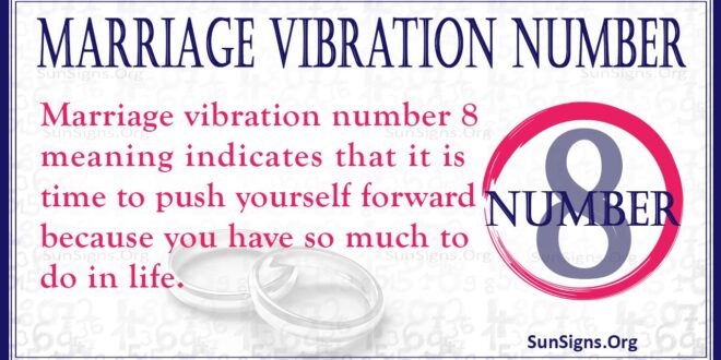 Marriage Vibration Number 8