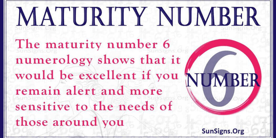 Numerology Maturity Number 6 Genuine Care